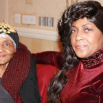 Linda Stokes (right) accepted the award on behalf of Helen Jackson.