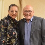 Rachel Kaloian and honoree Allen Berger