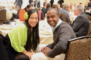 Emily Wu Truong, mental health activist, and Hensley.
